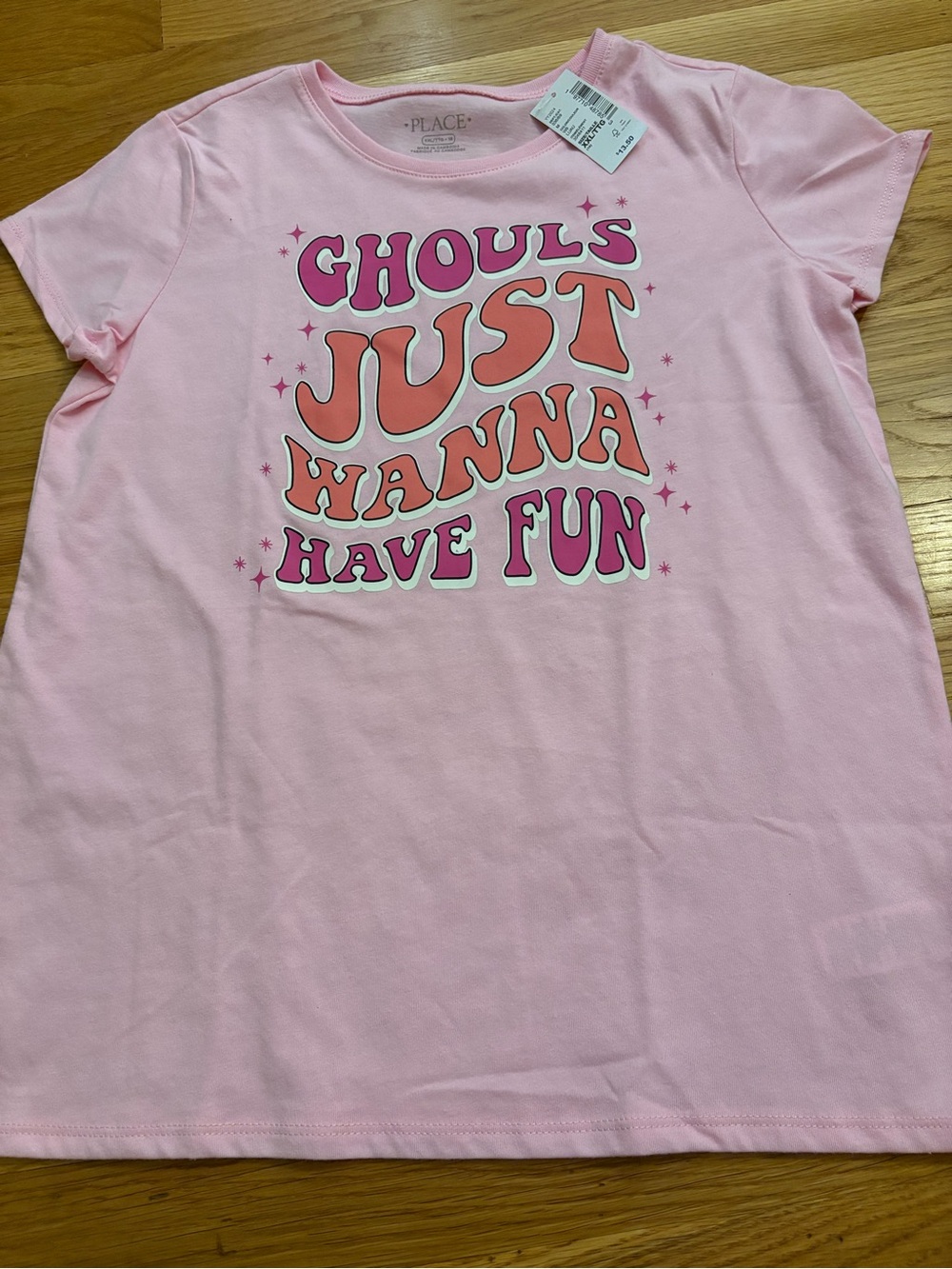 Set of 3 Short-Sleeve Tees with 'Ghouls Just Wanna Have Fun' Graphic